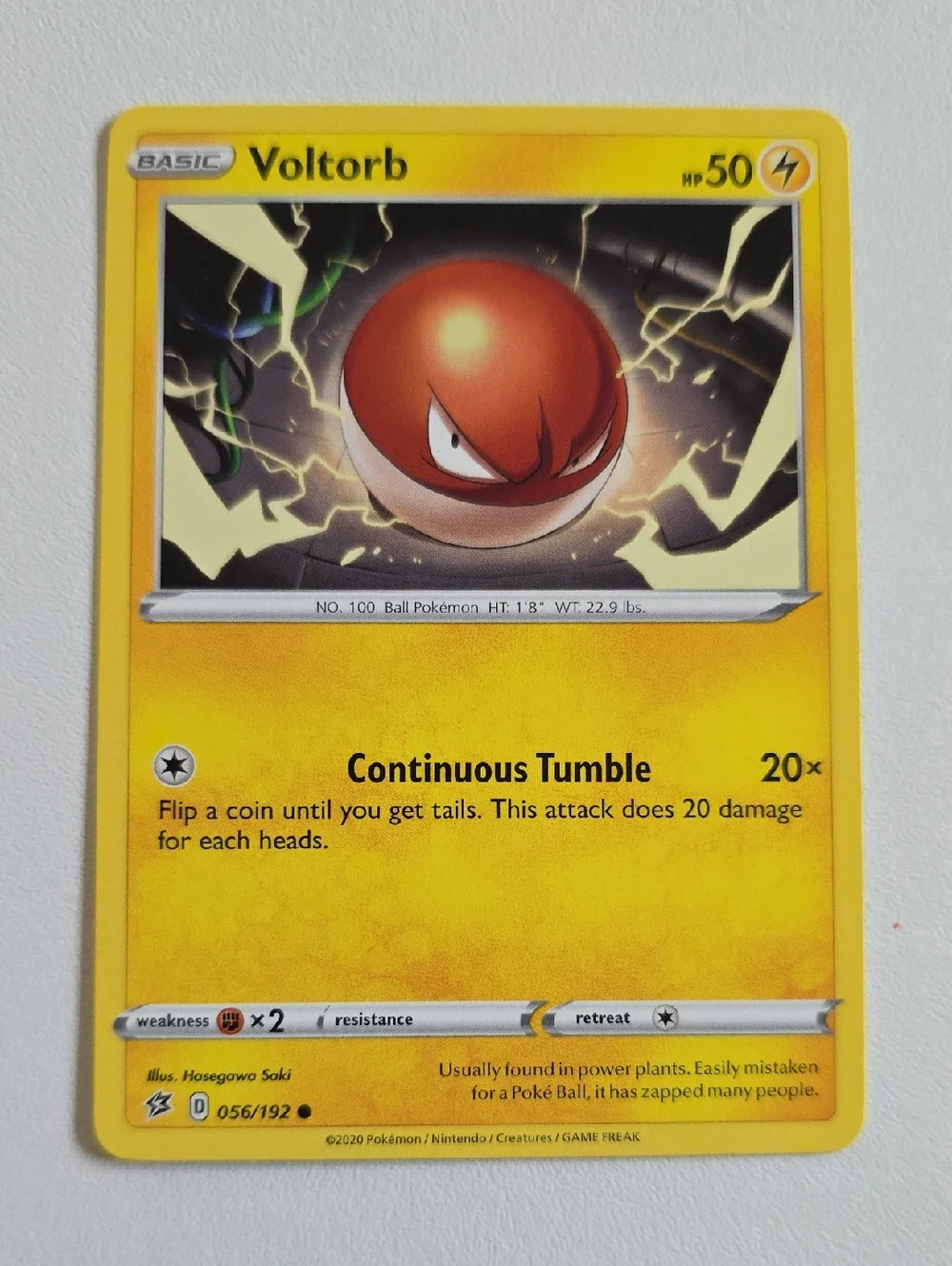 Pokemon Electrode And Voltorb Cards